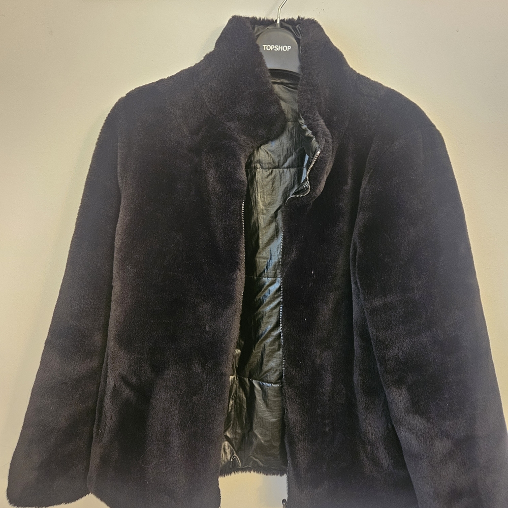 Reversible Teddy Puffer Jacket